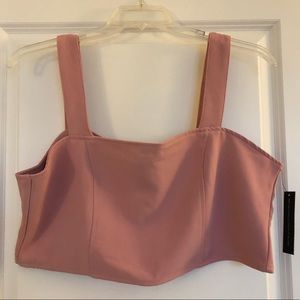 Premme Blush Pink Dani Crop Top